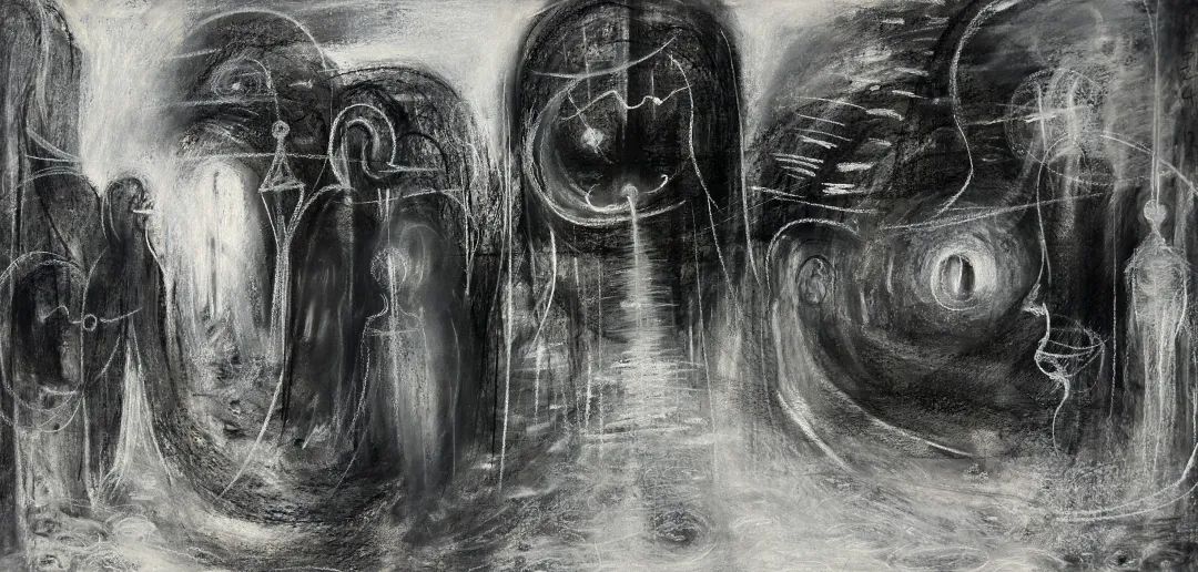 视 综合材料 69×137.5cm 2025年