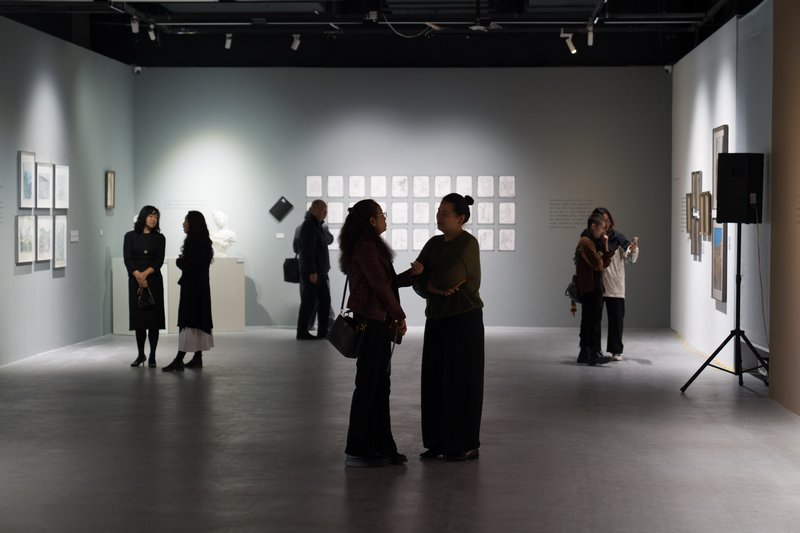 叹为观纸&mdash;&mdash;纸上作品邀请展 展览现场图