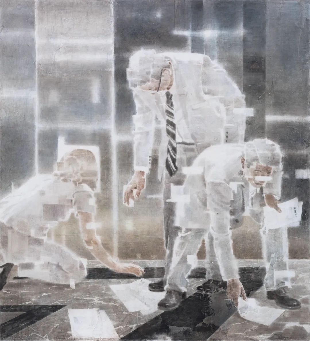 夏禹（b.1981） 捡文件的人