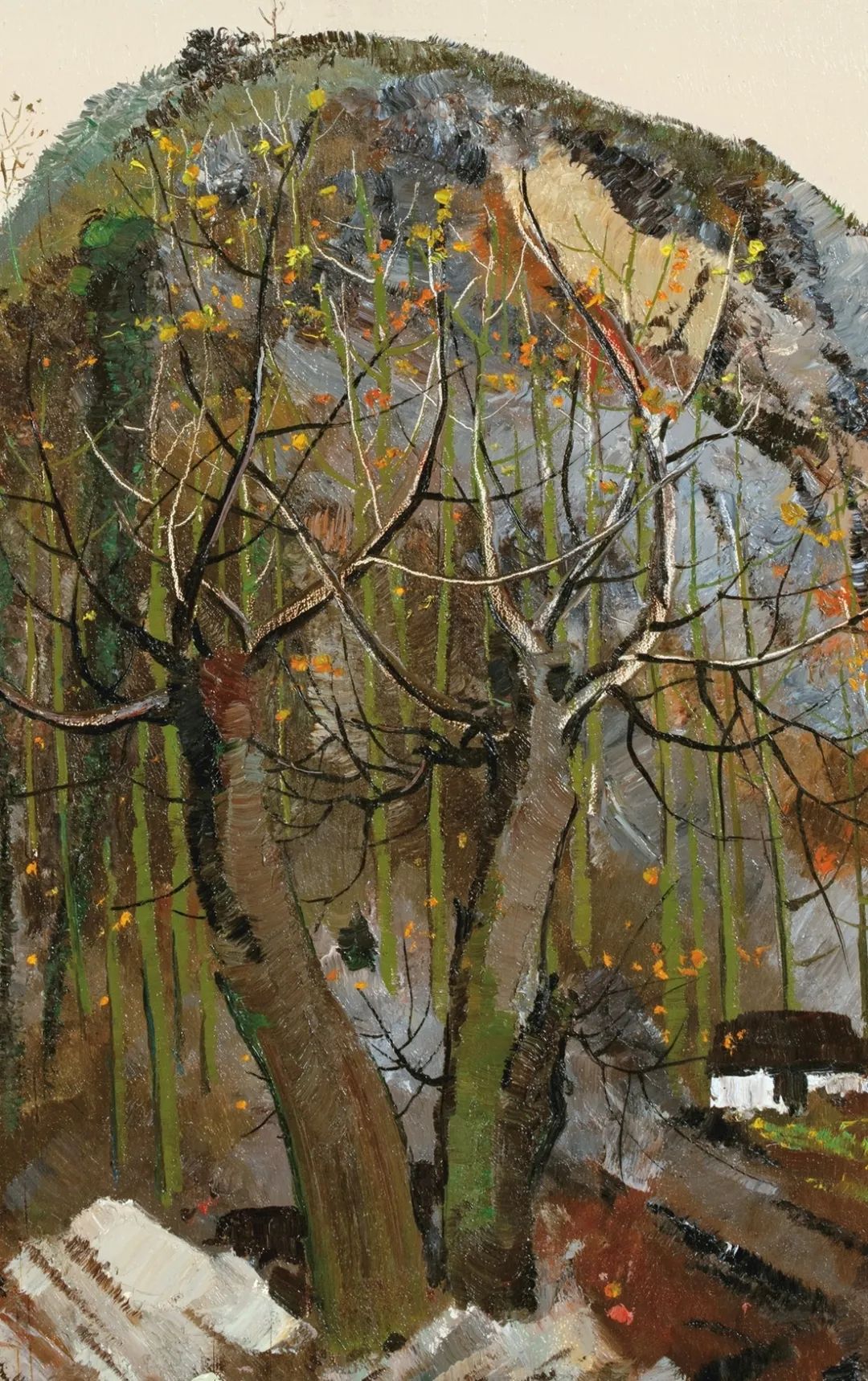 《黔灵山》局部