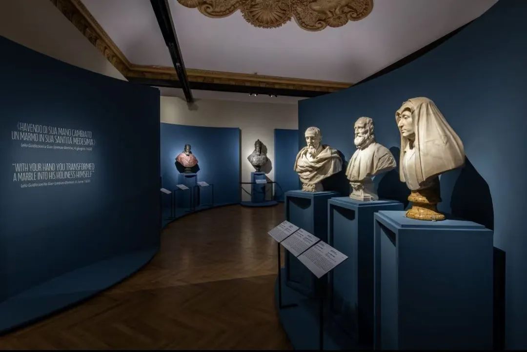 第三展厅保罗五世（Pope Paul V）到克莱孟十世（Pope Clement X）雕像