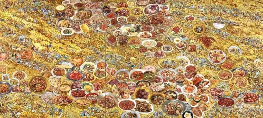 《2002–2026》,400 × 875 cm,布面油画,2026 年完成