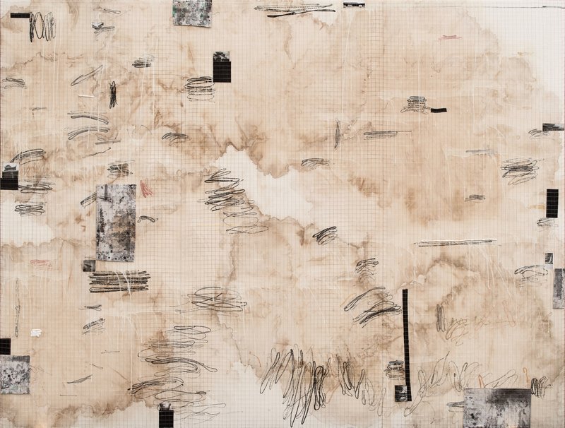 廖渊《Untitled&mdash;&mdash;天国3》综合技法，250 x 200 cm，2026