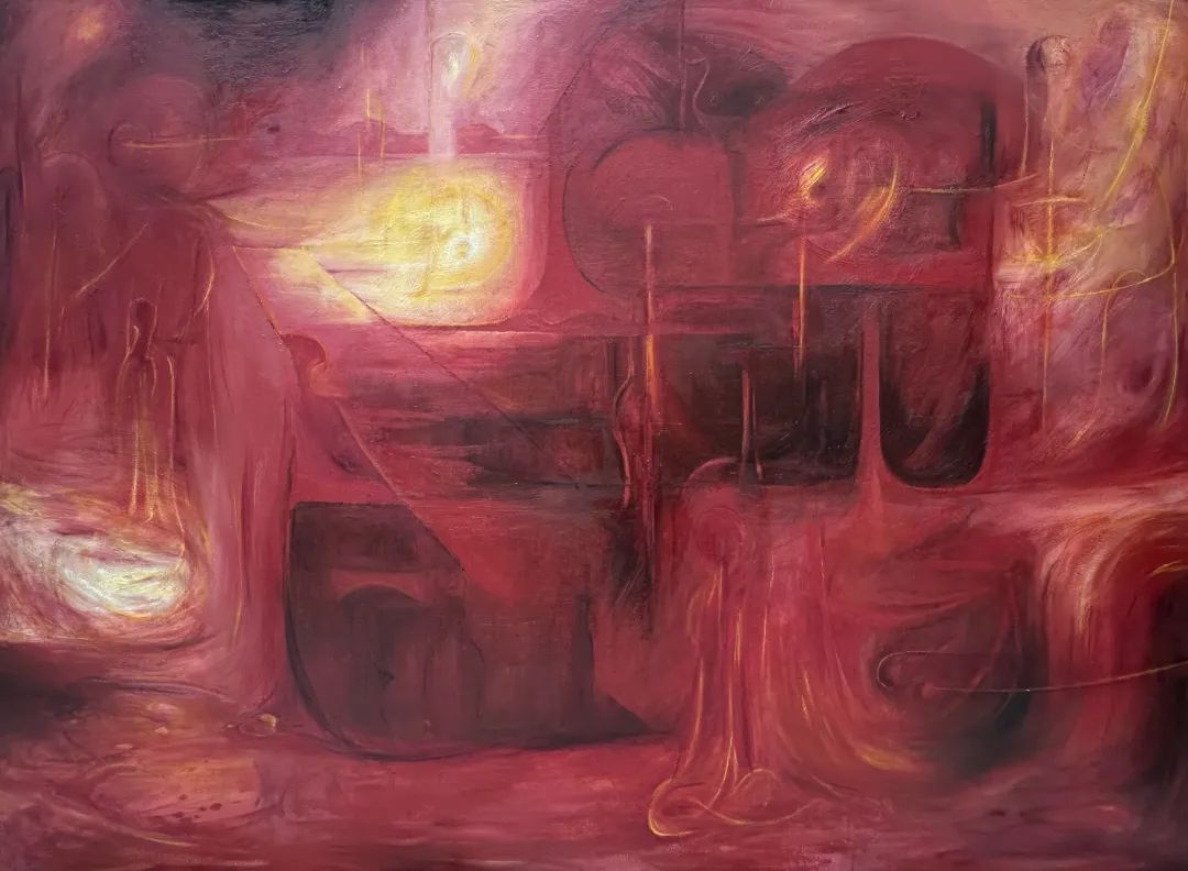 灼 综合材料 180×245cm 2025年