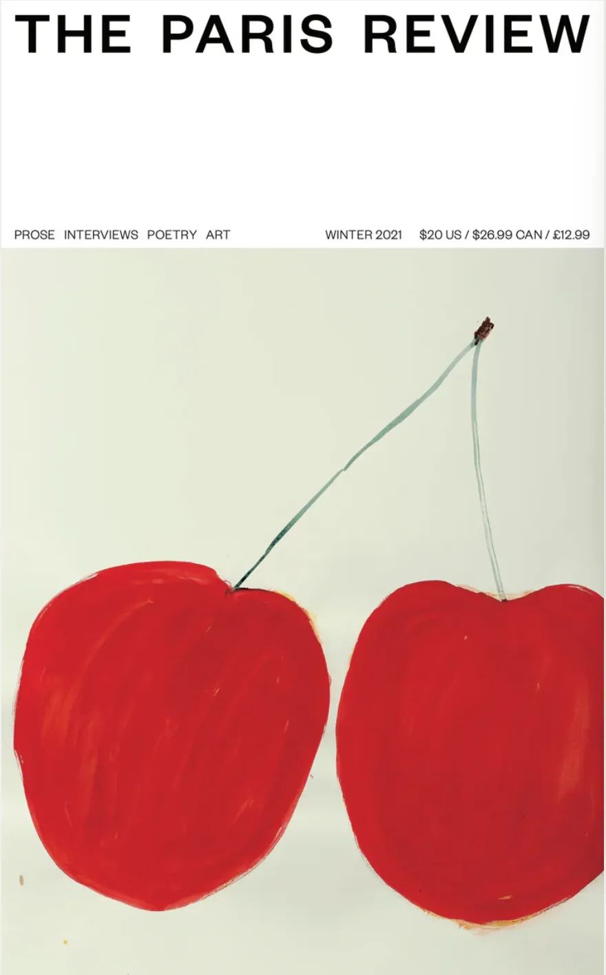 《巴黎评论》2021年冬季号封面上怀利的作品