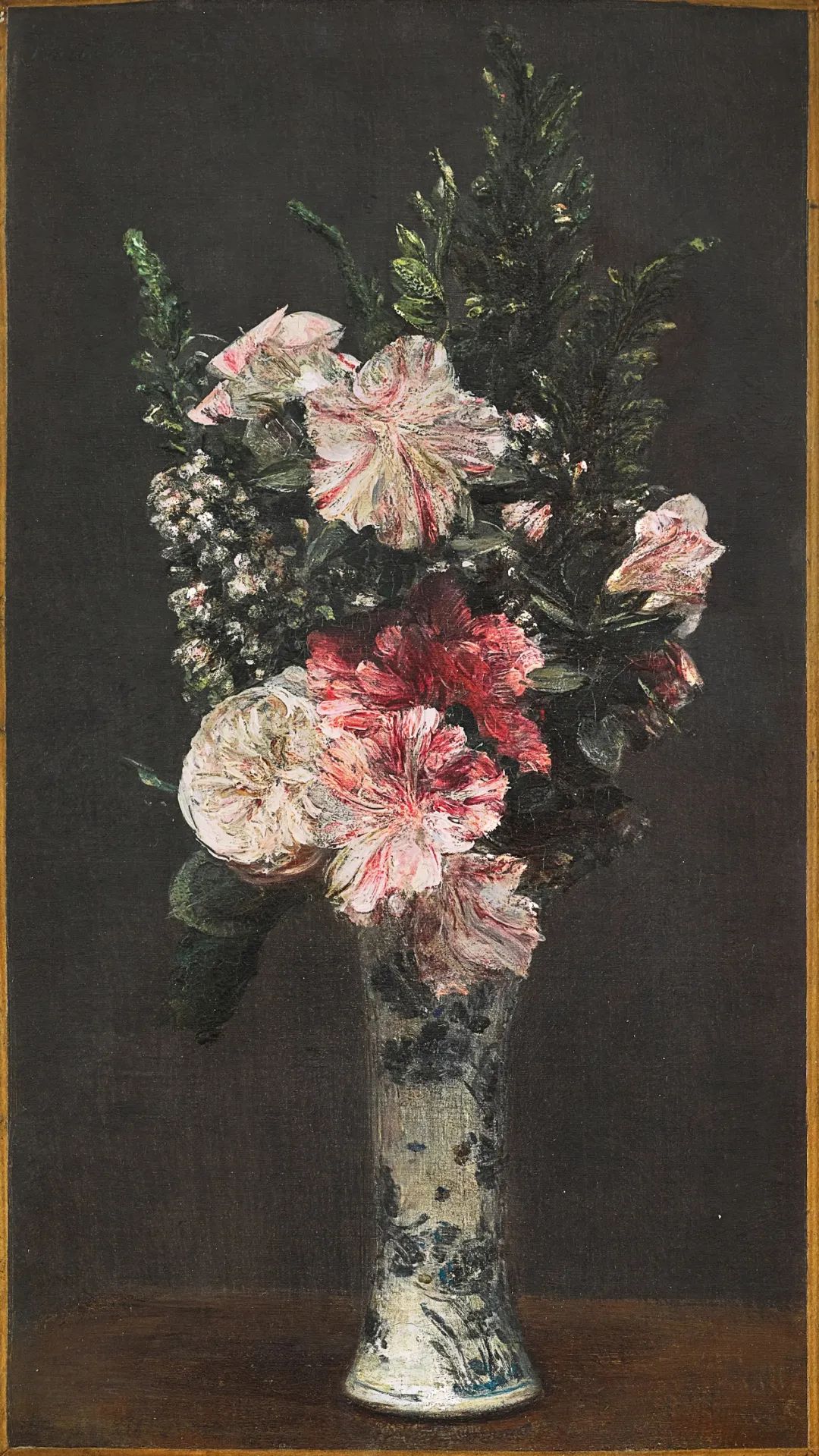 亨利&middot;方丹-拉图尔 《杜鹃花与欧石楠》