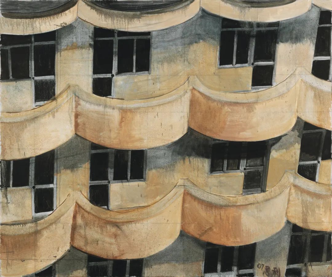 LOT 136 张恩利 《公寓》 2007 年作 油彩 画布 150 x 180 cm.