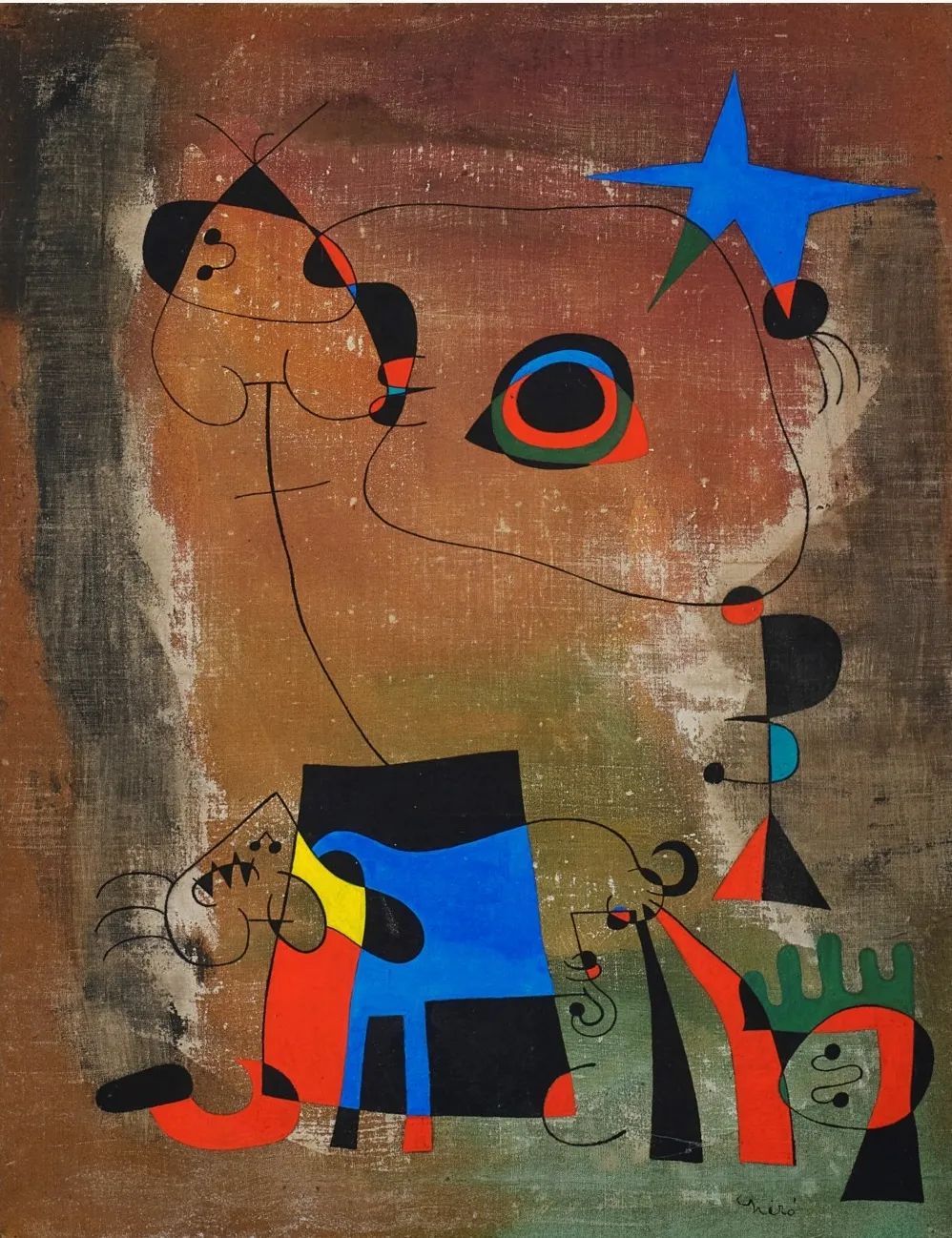 胡安&middot;米罗《绘画》