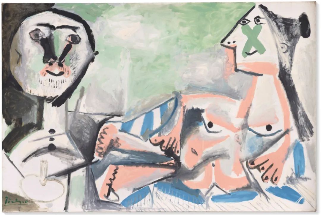 巴勃罗&middot;毕加索《Le peintre et son mod&egrave;le》