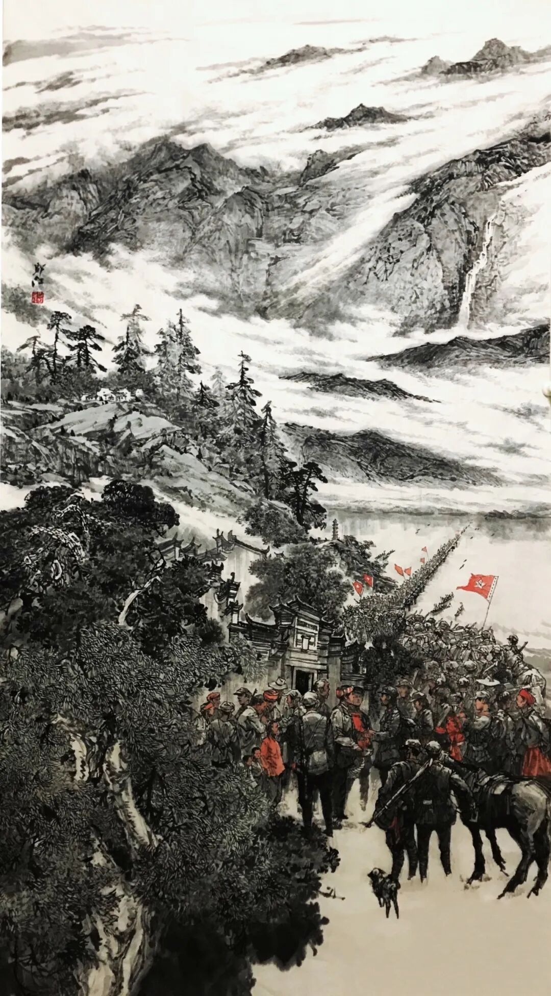 邬江作品《转战》