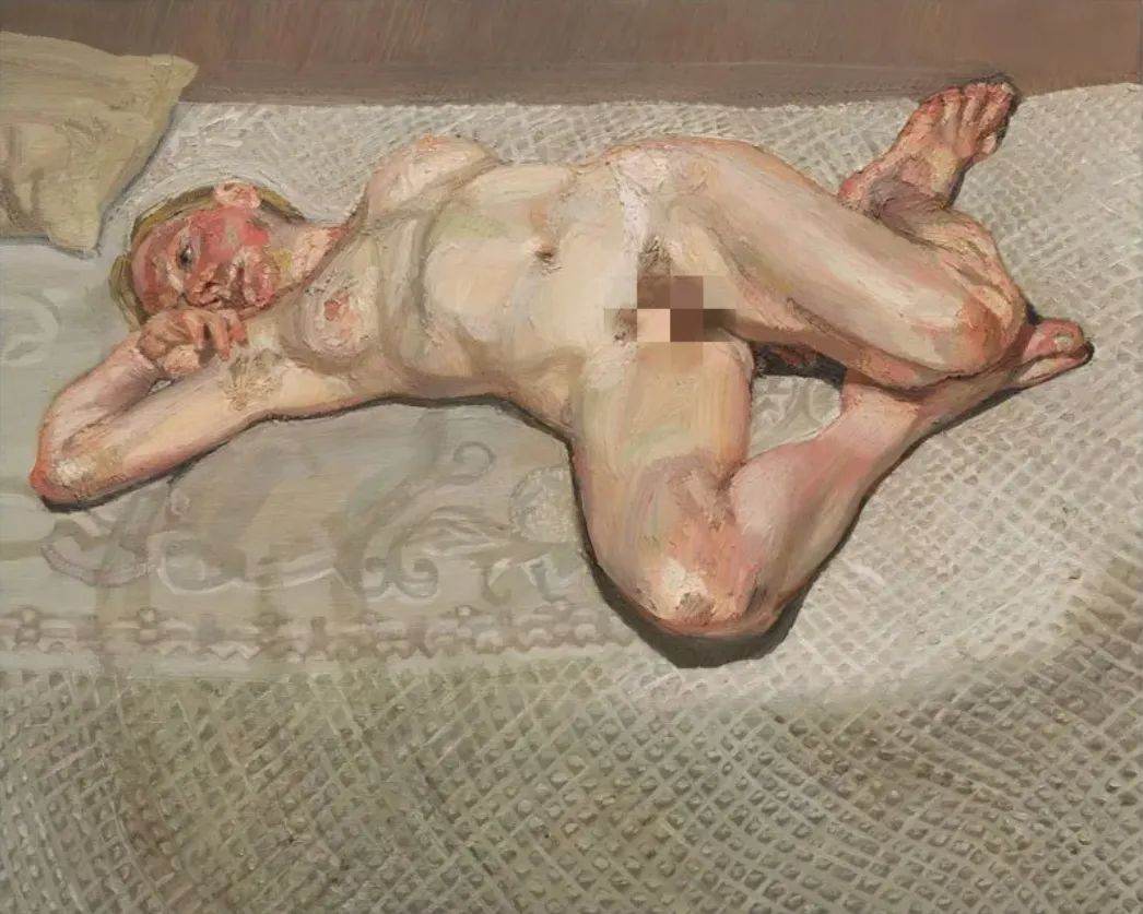 卢西安&middot;弗洛伊德《床上的金发女子》