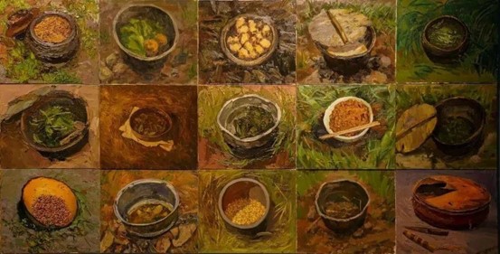 中央美院美术馆藏品《红军食谱》