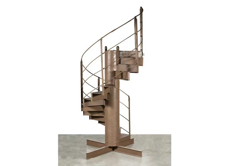 古斯塔夫&middot;埃菲尔，埃菲尔铁塔楼梯，1号螺旋楼梯的一部分 - (1889)