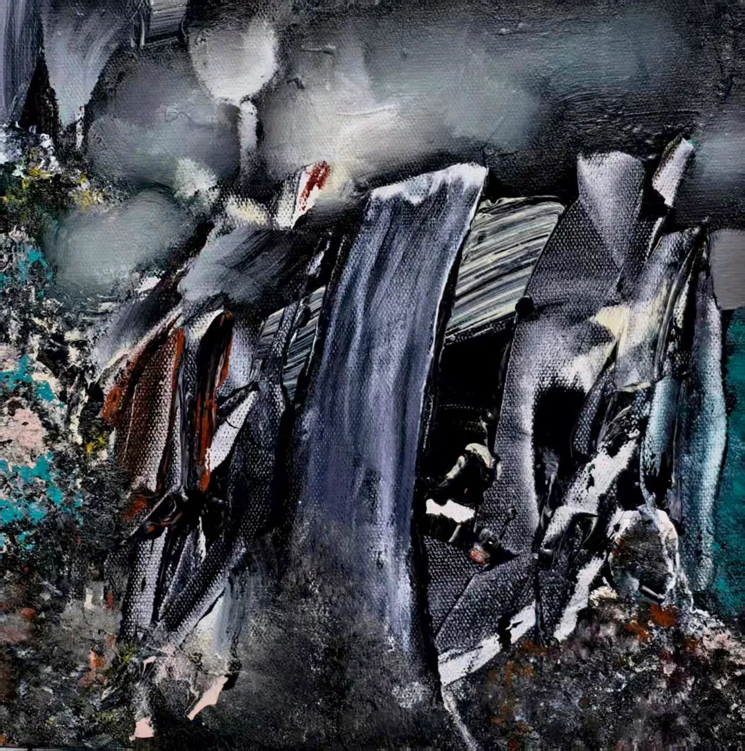 《潜能》 33x33x8cm 布面丙烯 2026