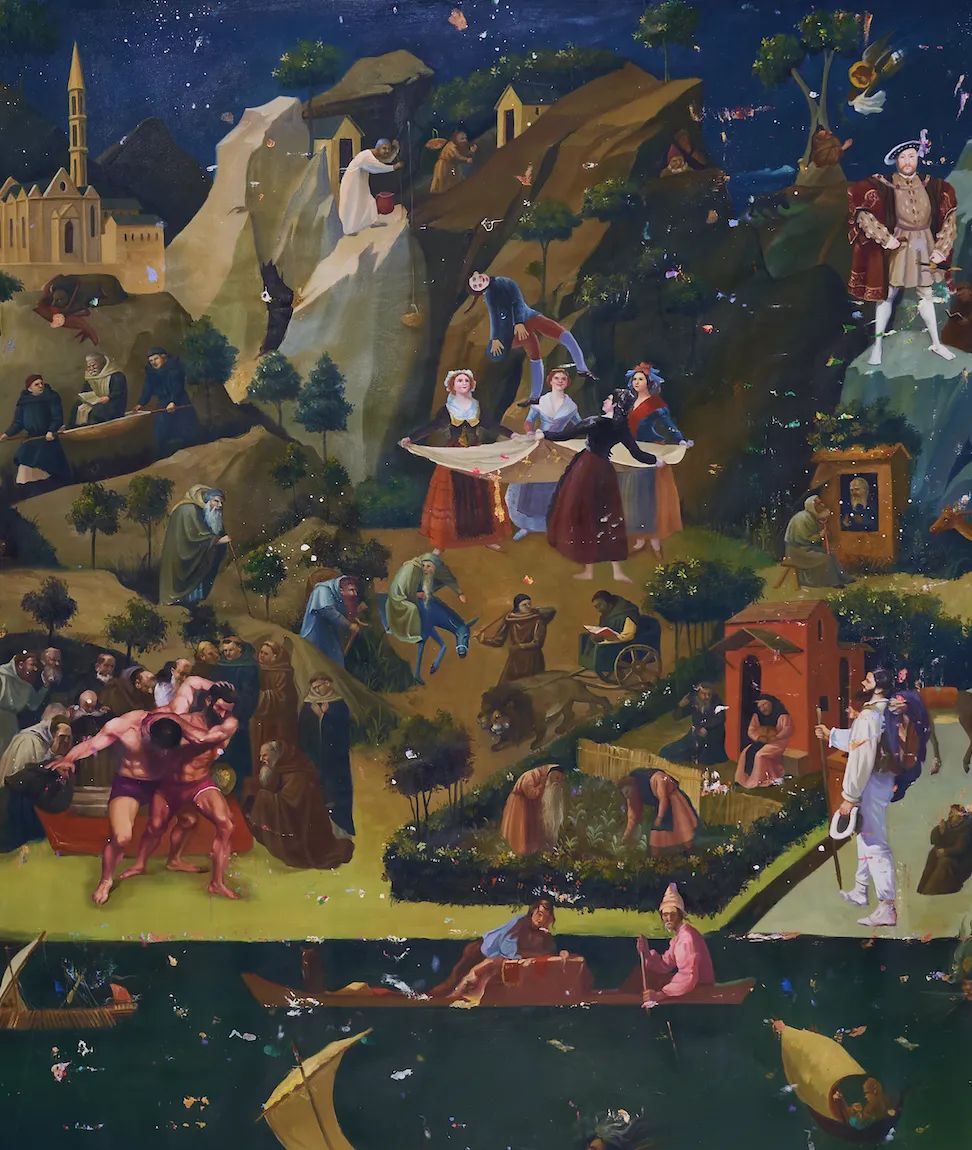 《东方故事 — 艺术岛》局部