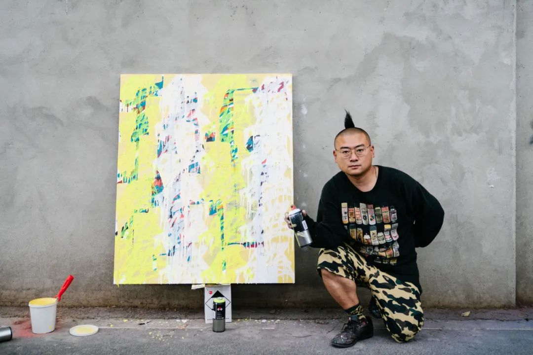 涂鸦创作现场