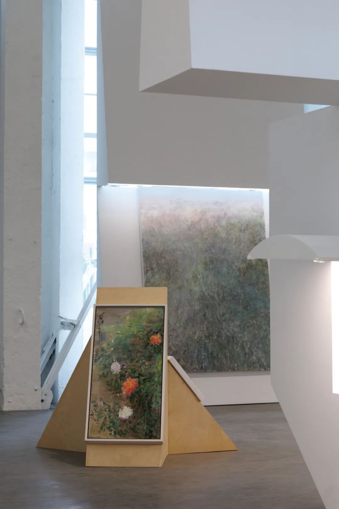 “笔墨与痕迹:何多苓、林海钟、严善錞三人展”展览现场