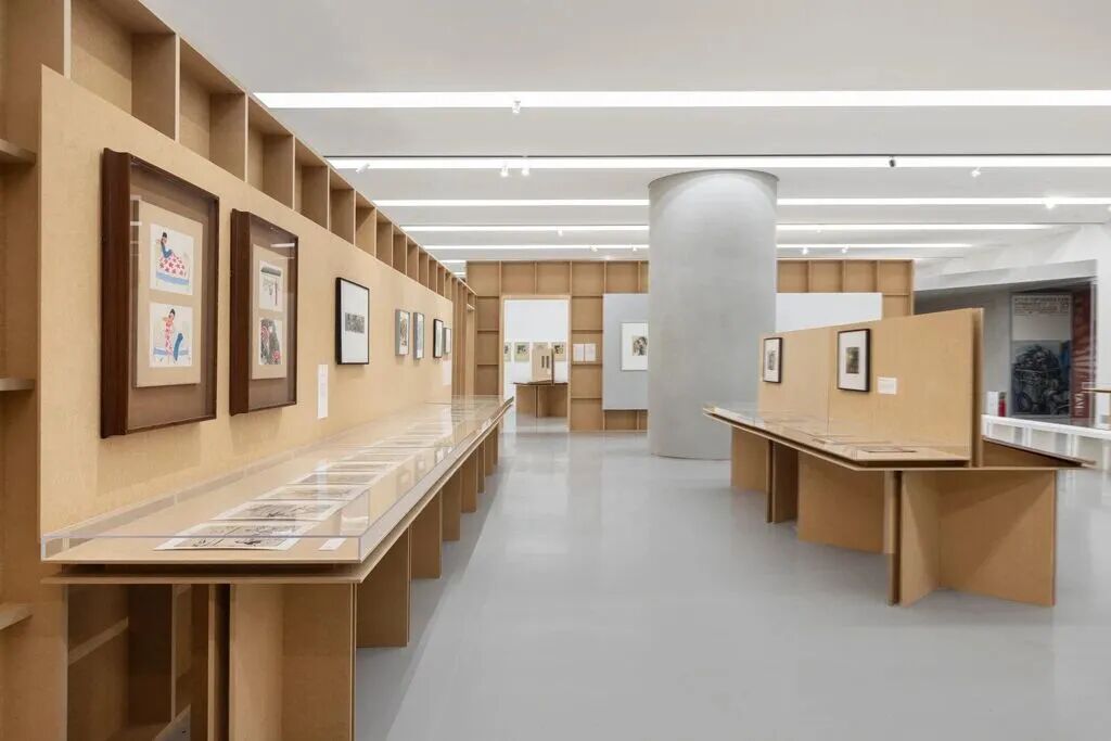 “换了人间:符罗飞的现实主义绘画与中国战时艺术”展览现场