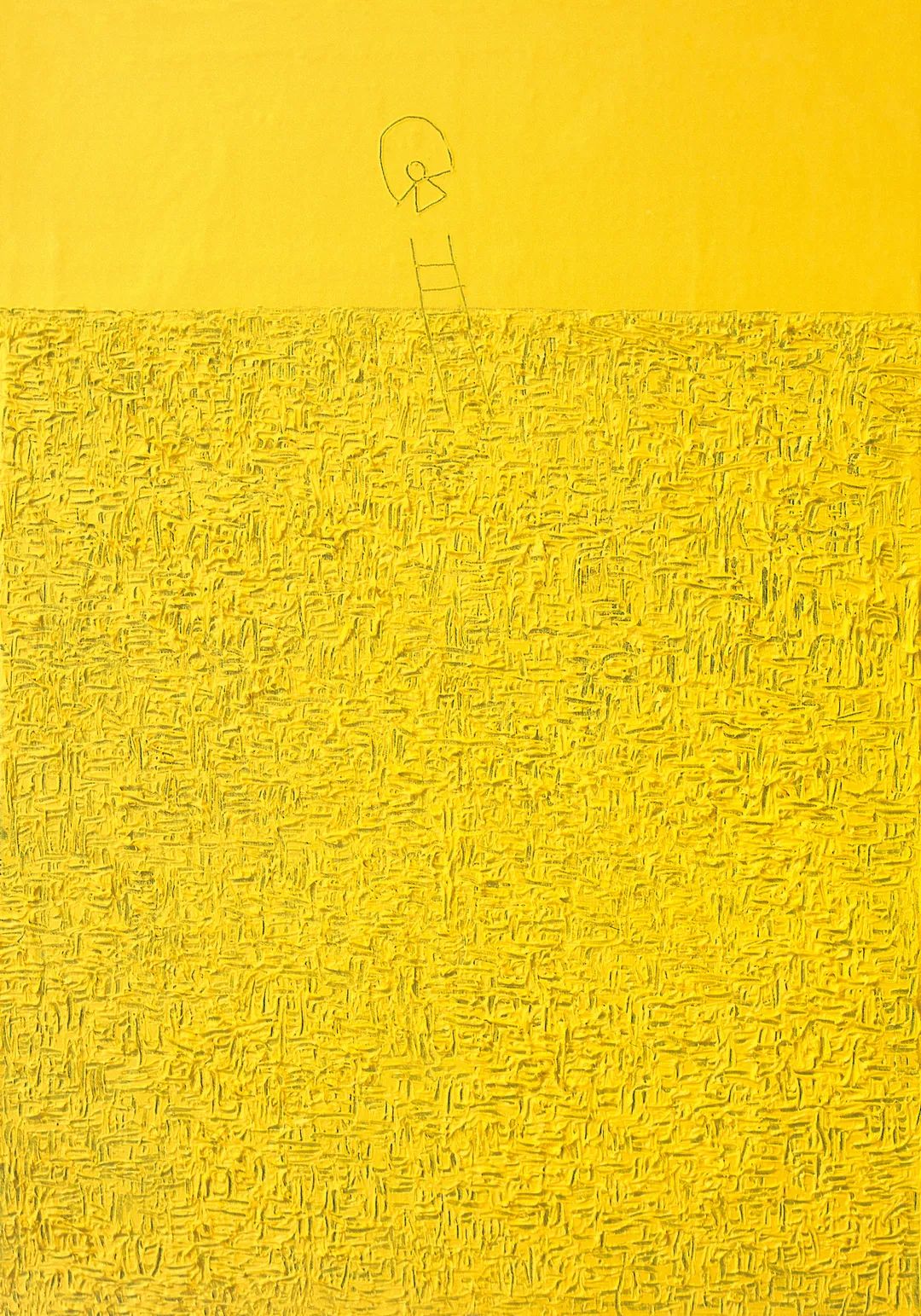 在城市上空跳绳的女孩 Skipping Rope above the City 80 x 115cm 2002