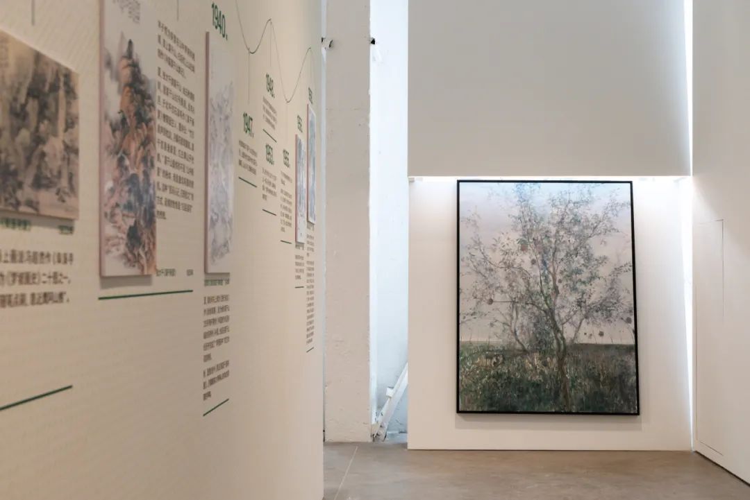“笔墨与痕迹:何多苓、林海钟、严善錞三人展”展览现场