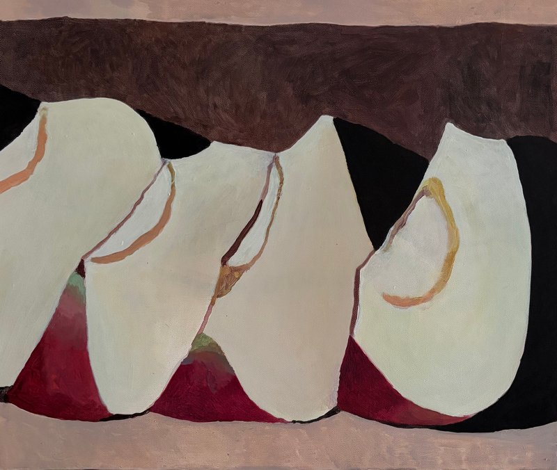 叶恒贵,水果,布面丙烯,38x45cm,2026