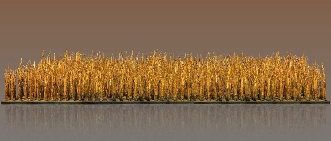 朱炳仁《万泉归海》10000&times;5000 毫米 2021年收藏于博鳌亚洲论坛会场