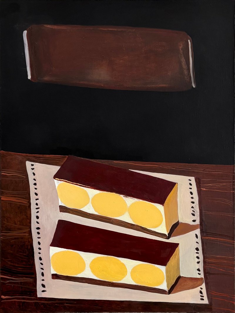 叶恒贵,蛋糕,布面油画,60x80cm,2026