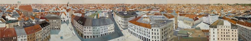 《慕尼黑》 200x1200cm 布面油画 2024-2025