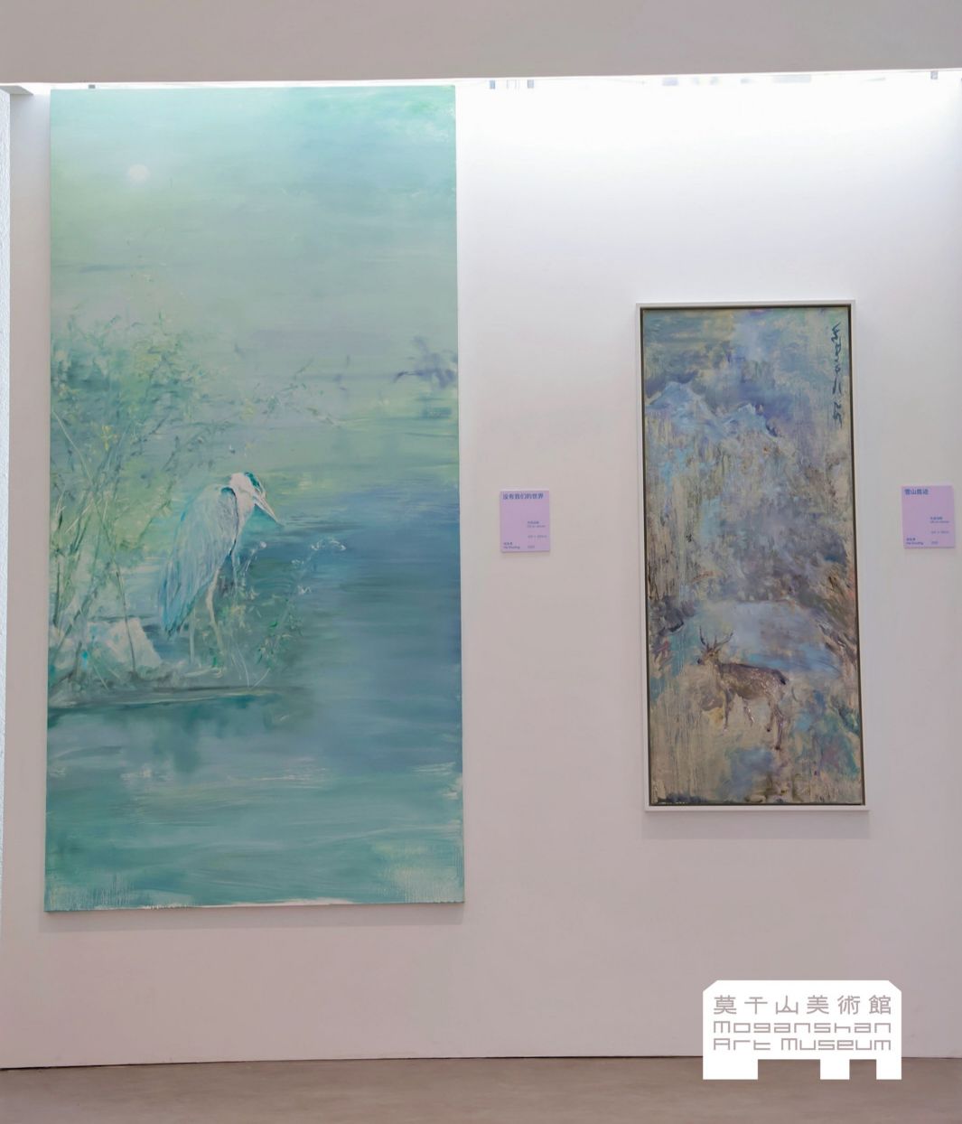“笔墨与痕迹:何多苓、林海钟、严善錞三人展”展览现场