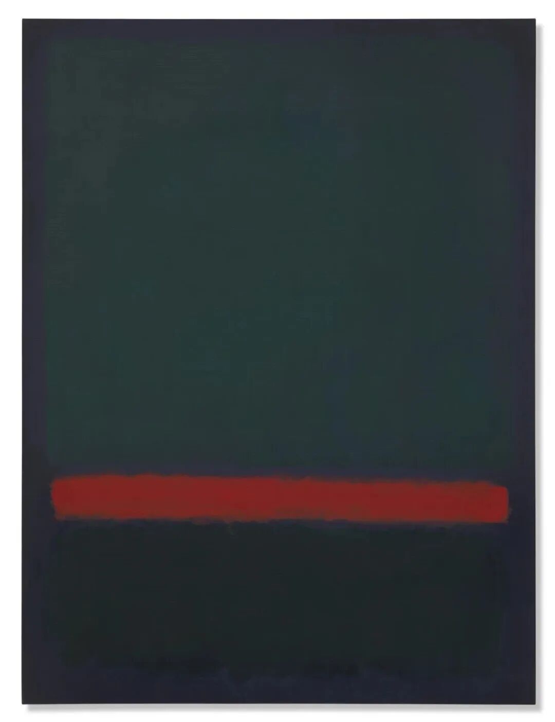 马克‧罗斯科《第15号(两片绿与红条)》 布面油画 236.2x175.3cm 1964