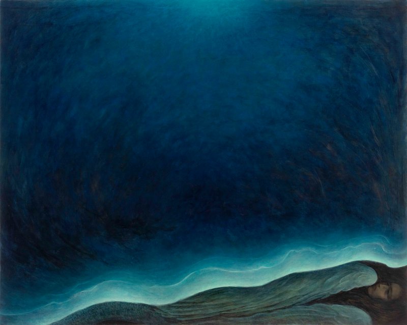 塞壬的眼泪Siren's Tears 120x150cm 布面油画Oil on canvas 2026