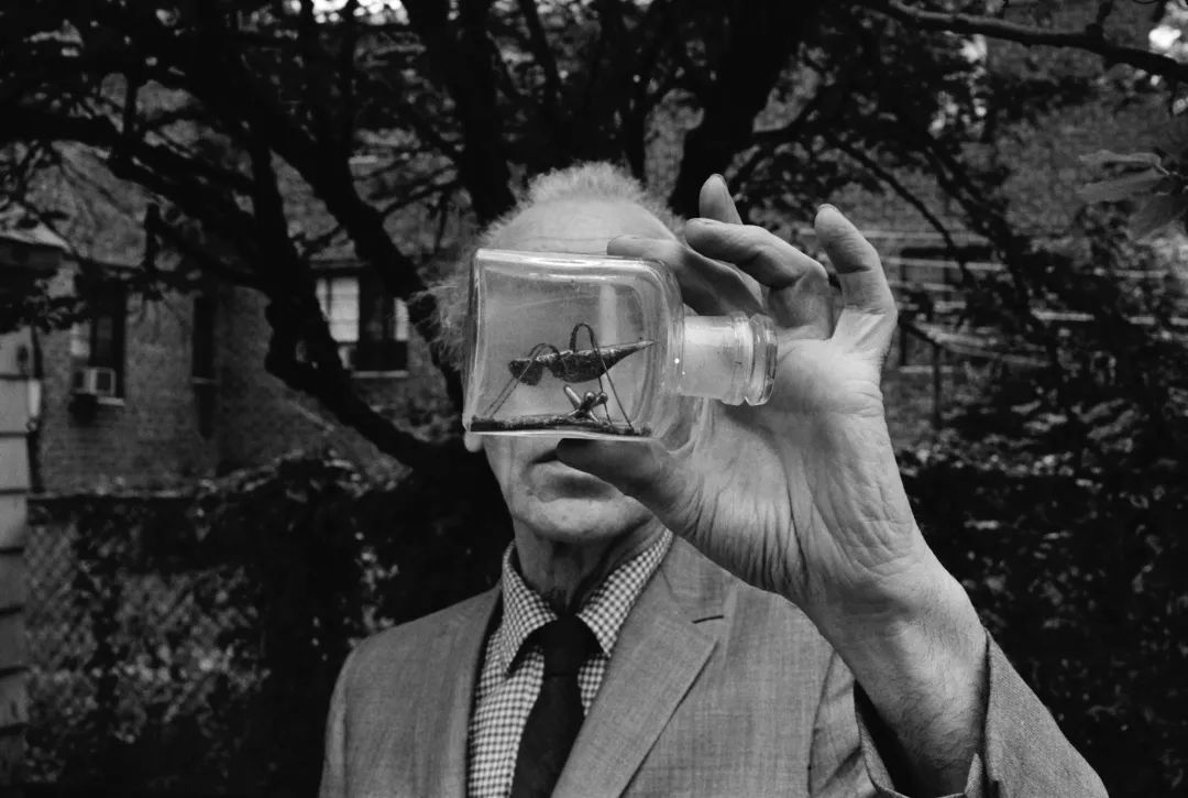 Joseph Cornell, 1972 Photo- &copy; Duane Michals Courtesy of DC Moore Gallery, New York