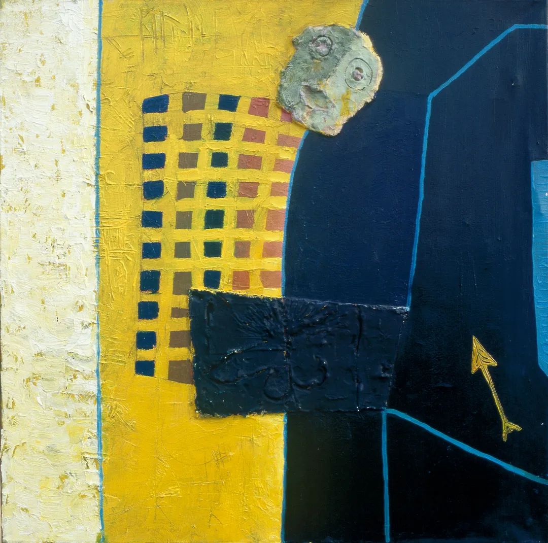 分裂的征兆 Border on Decay 80x80cm 1992