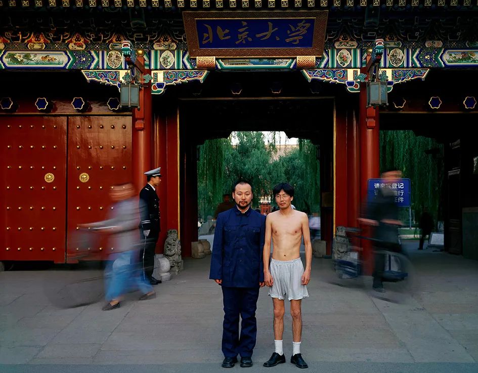 苍鑫，《身份互换系列-教授》，2002-2006