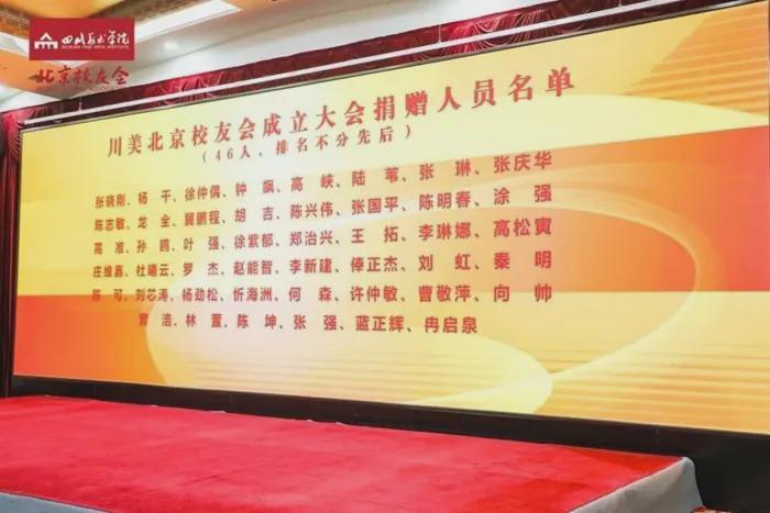 大会还向支持校友会筹备工作的校友颁发了捐赠荣誉证书.