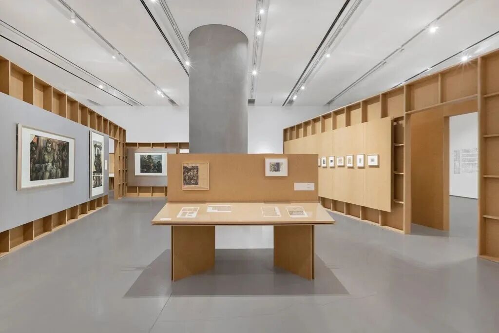 “换了人间:符罗飞的现实主义绘画与中国战时艺术”展览现场
