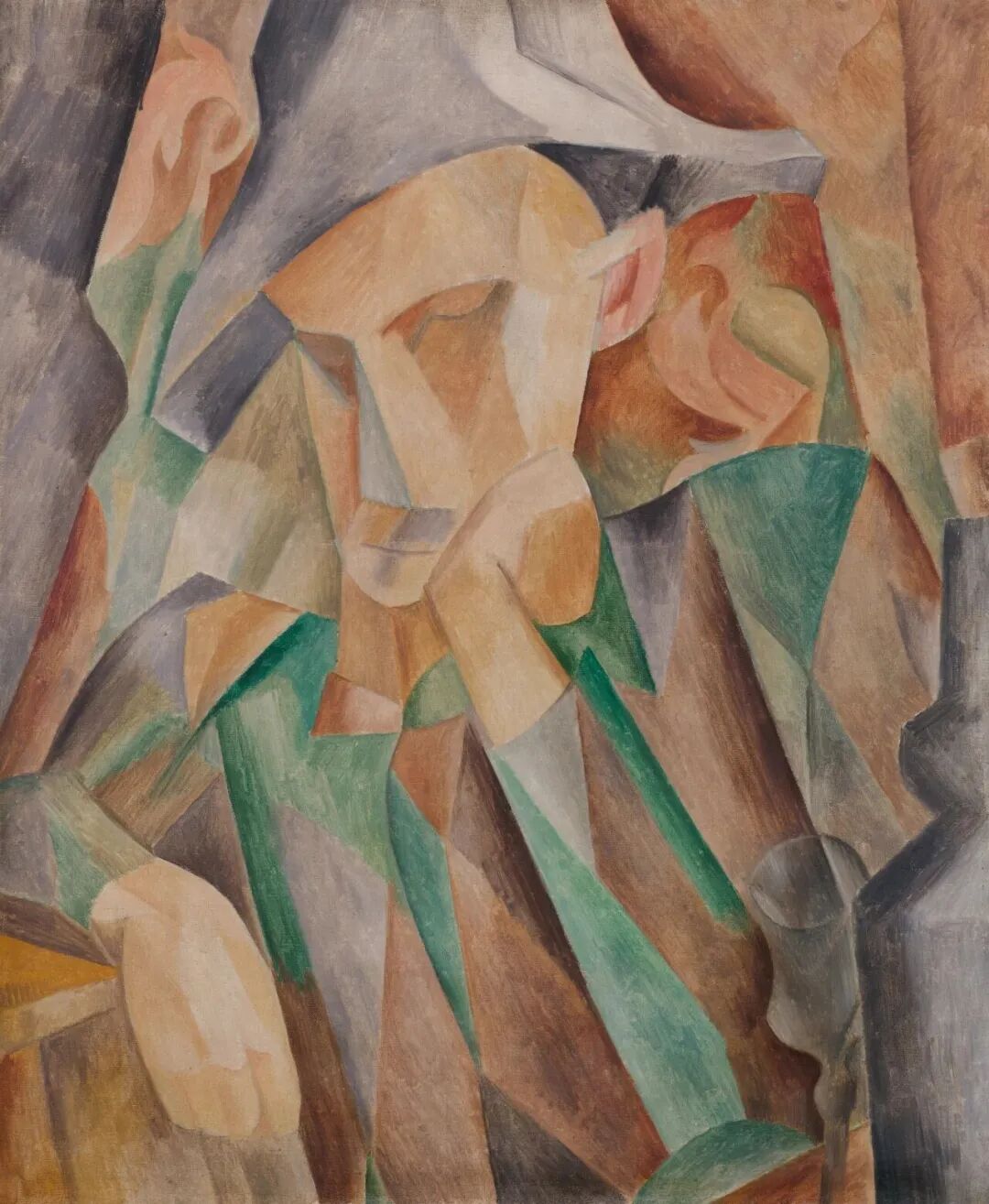 巴布罗・毕加索《小丑(半身像)》 布面油画 73x60.3cm 1909