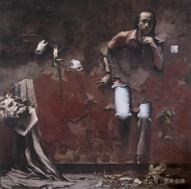 《我的梦》 180&times;180cm 布面油画 1987年