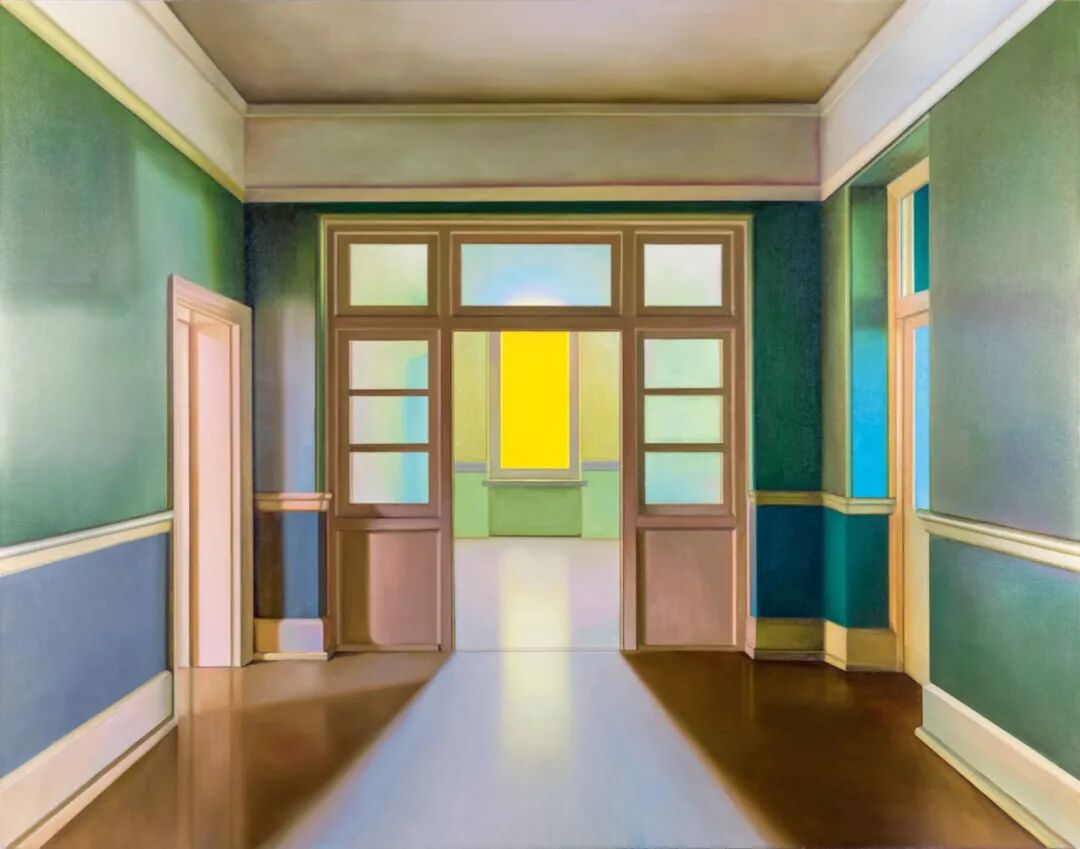 张英楠《新秩序》 2023年作 布面油画 180×230cm