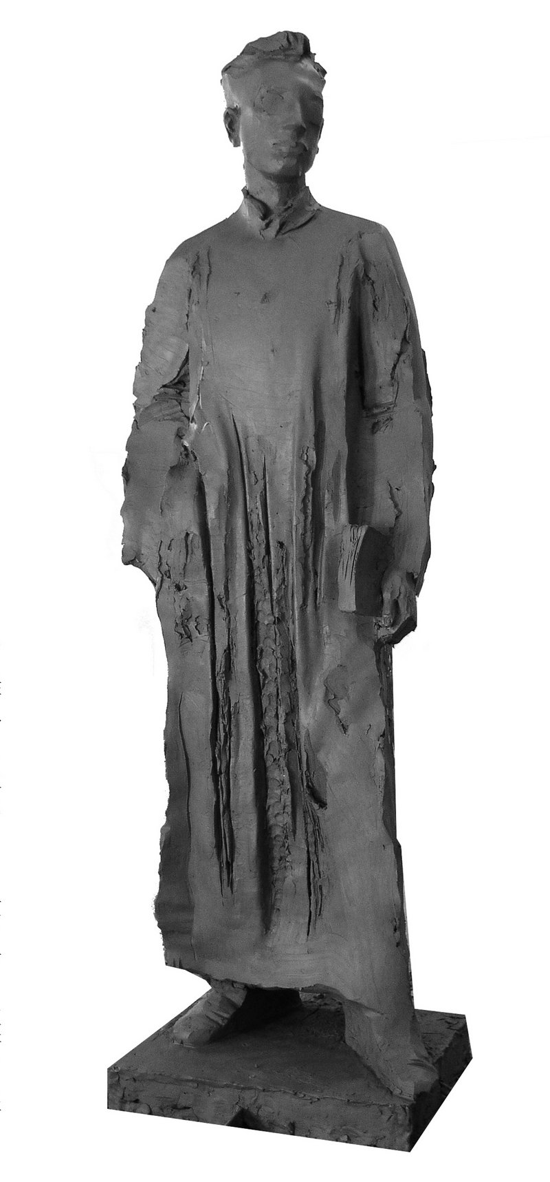 蒋铁骊 《肖像研究——瞿秋白》 树脂 高200cm 2005