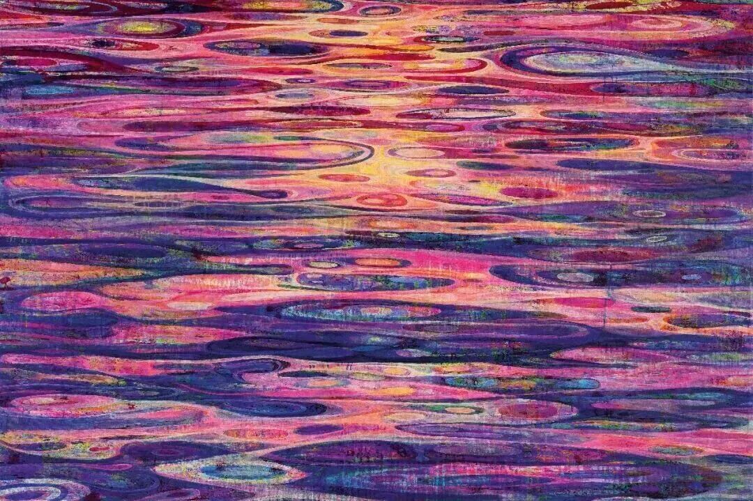 黄宇兴《日出东方》 2016年作 布面丙烯 120×180cm