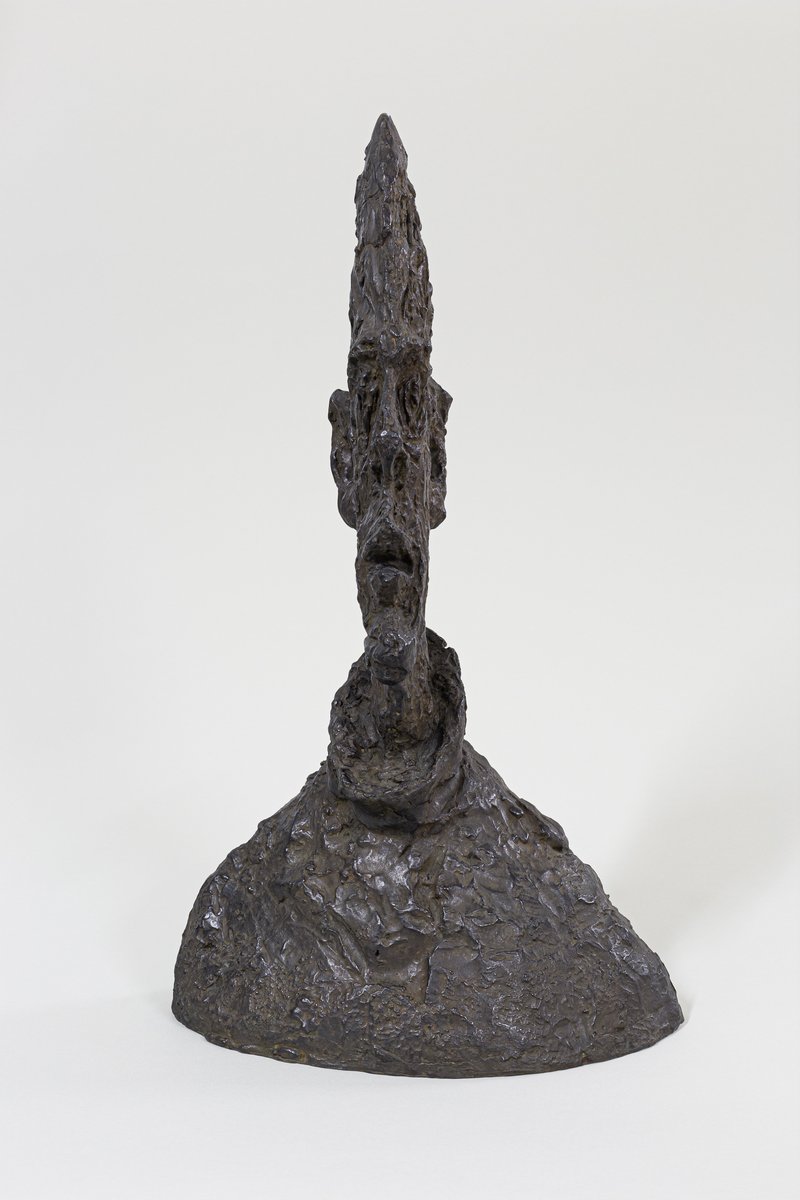 大瘦头,阿尔贝托·贾科梅蒂,青铜,1954年,贾科梅蒂基金会提供