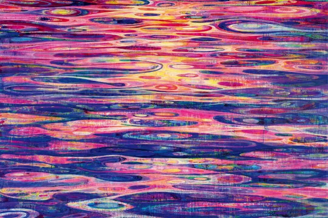 黄宇兴《日出东方》 2016年作 布面丙烯 120×180cm