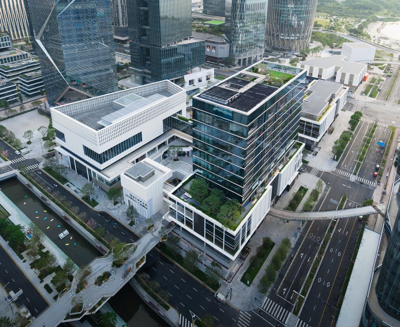 Shenzhen Bay MIXC Zone C深圳湾万象城C区(美术馆所在区域)鸟瞰图