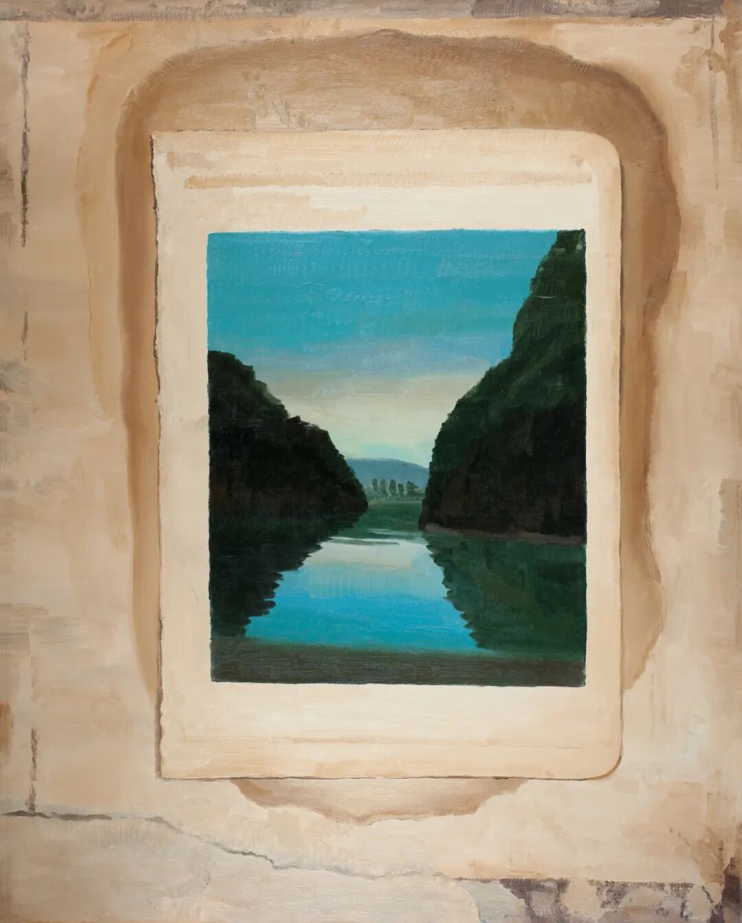 仇晓飞《后海》 2004年作 布面油画 250×200cm
