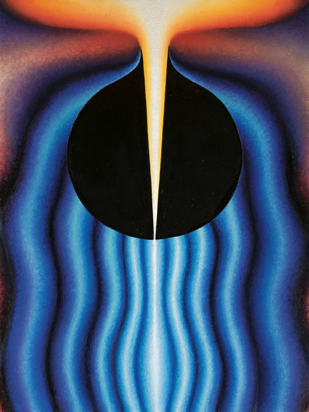 洛伊·霍洛韦尔《悬挂(细节)》 2016年作 木板综合媒材 71.1×53.3cm