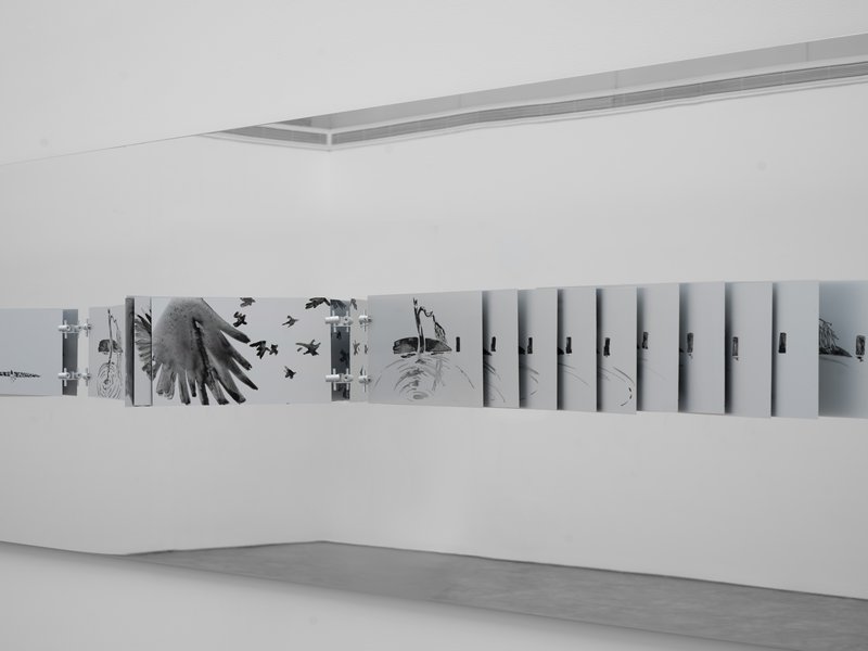 刘毅个展《倒影离开水面之后》展览现场,大华银行,2026 照片由香格纳画廊提供 Image courtesy of ShanghART