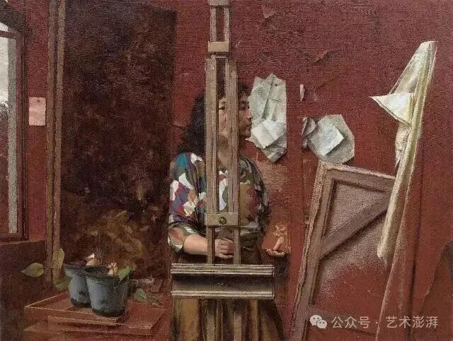 视焦距变位系列之一145&times;110cm 布面油画 1995年
