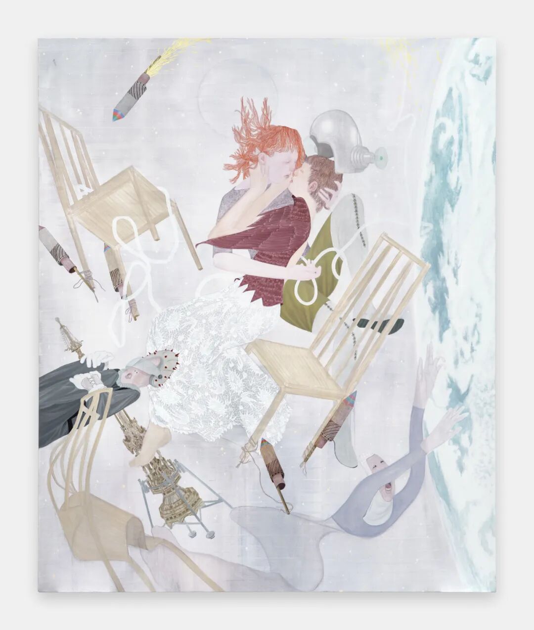 1390Oil on linen 布面油画230&times;190 cm901/2&times;743/4 in2026该图片由柏熹画廊（伦敦与苏黎世分部）及丁士伦提供The image courtesy of Bernheim Gallery, London & Zurich and Ding Shilun