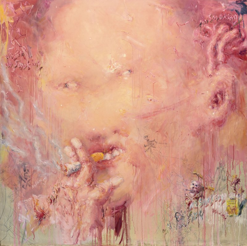 刘炜(B.1965) 《禁止吸烟》